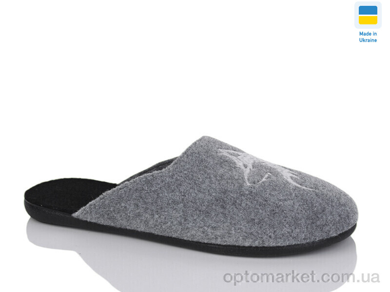 Купить Капці чоловічі 702-2 Klerotex сірий, фото 1