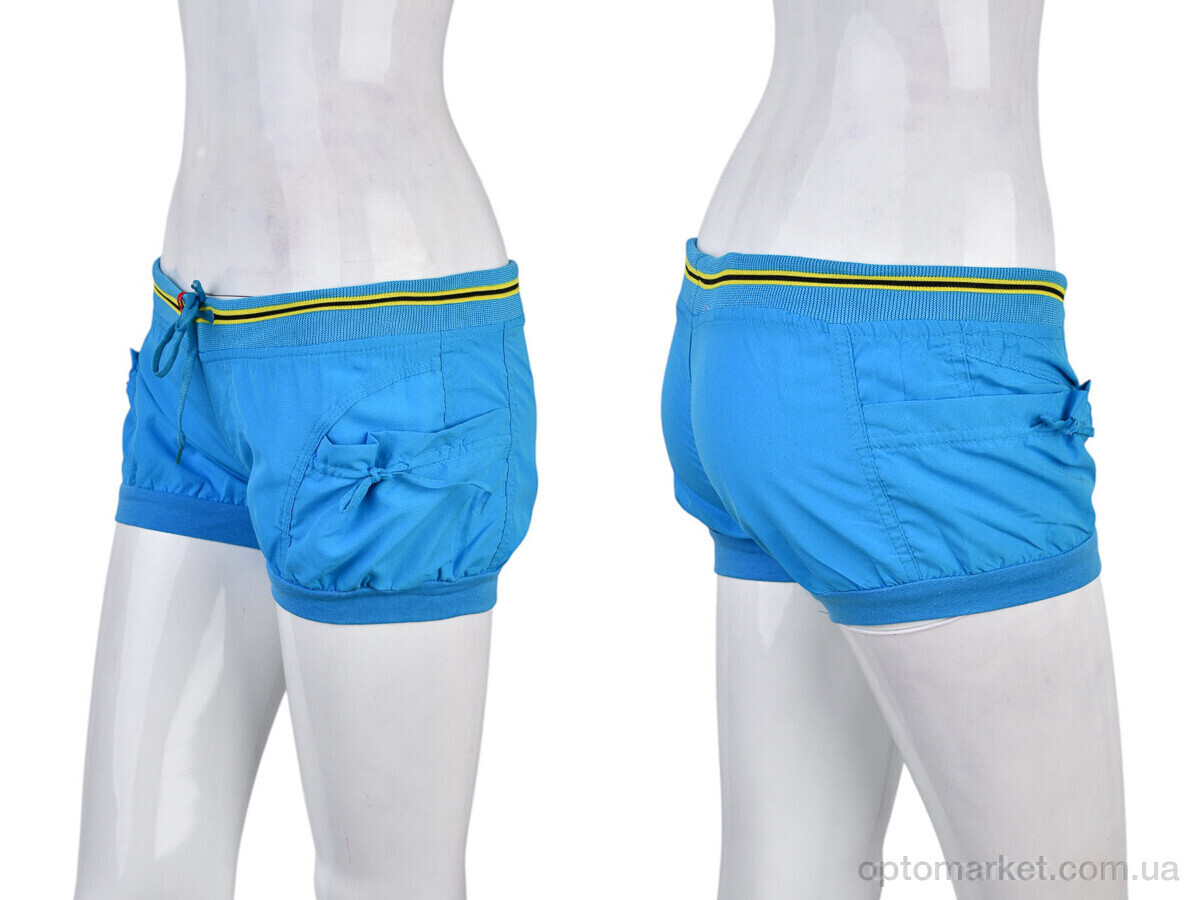 Купить Шорти жіночі 7020-3 blue (02019) Shandian синій, фото 3