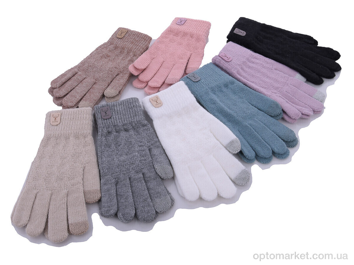 Купить Рукавички жіночі 7023 mix Rubi мікс, фото 1