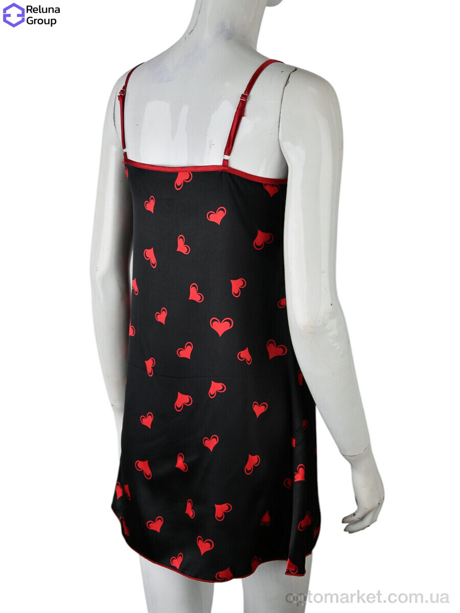 Купить Нічна сорочка жіночі 70283 black Xuelixiang чорний, фото 2