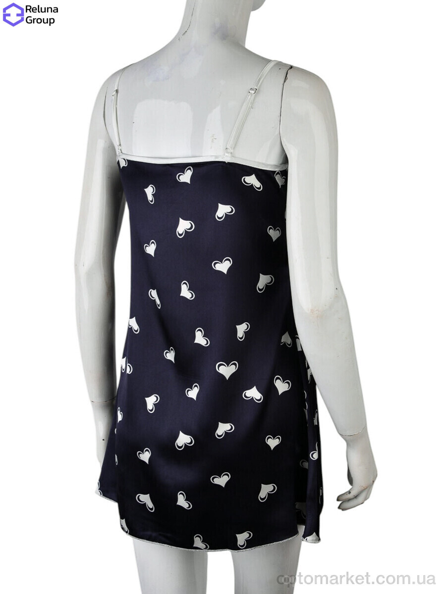 Купить Нічна сорочка жіночі 70283 navy Xuelixiang синій, фото 2