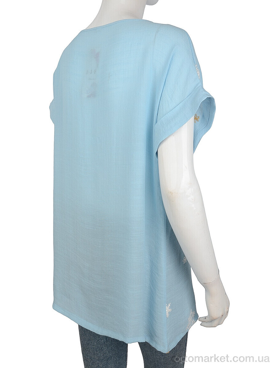 Купить Блуза жіночі 703 (08500) blue J.J.F. синій, фото 2