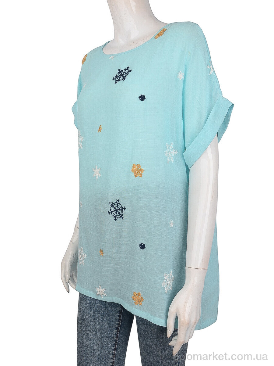 Купить Блуза жіночі 703 (08500) l.blue J.J.F. блакитний, фото 1