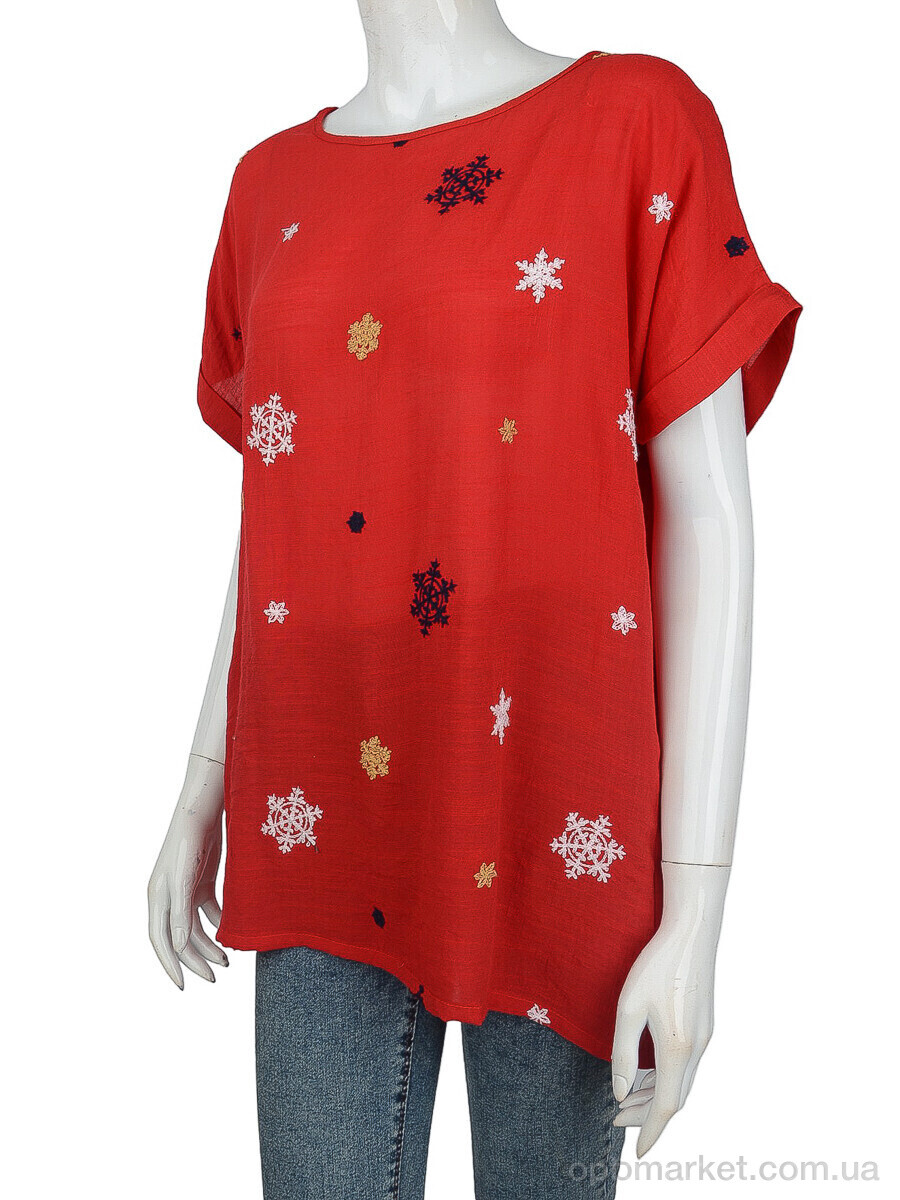 Купить Блуза жіночі 703 (08500) red J.J.F. червоний, фото 1