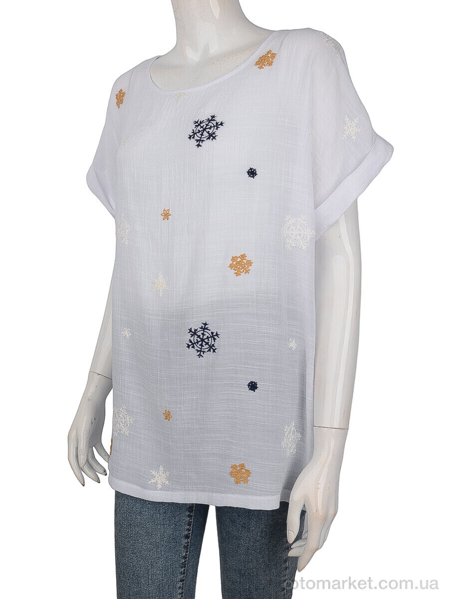 Купить Блуза жіночі 703 (08500) white J.J.F. білий, фото 1