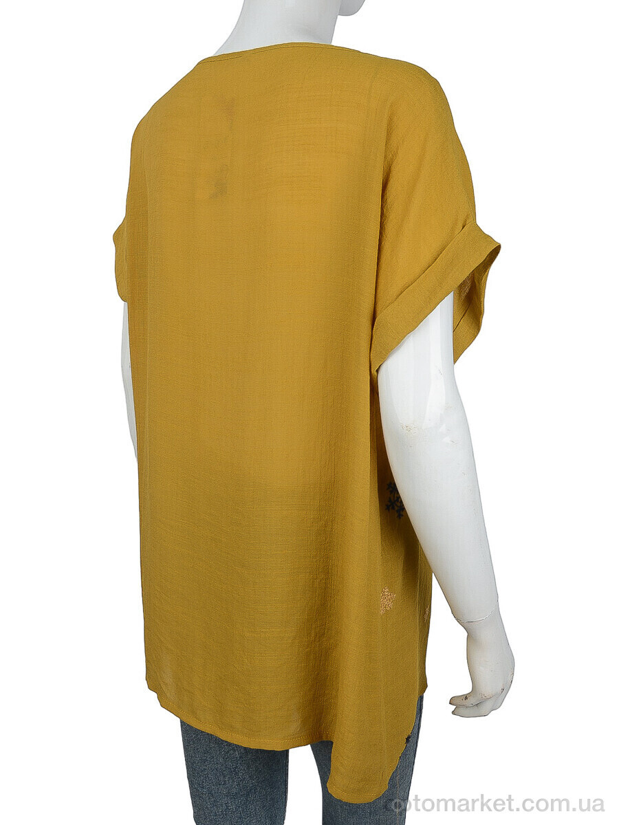 Купить Блуза жіночі 703 (08500) yellow J.J.F. жовтий, фото 2
