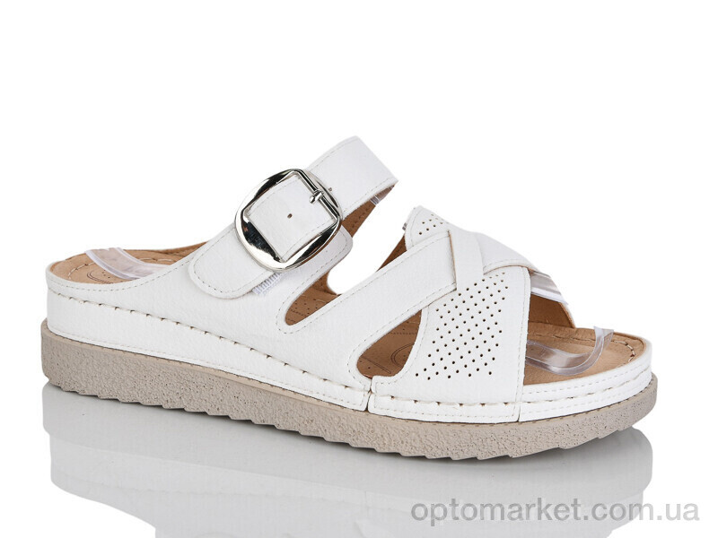 Купить Шльопанці жіночі 703-2 Leguzaza білий, фото 1