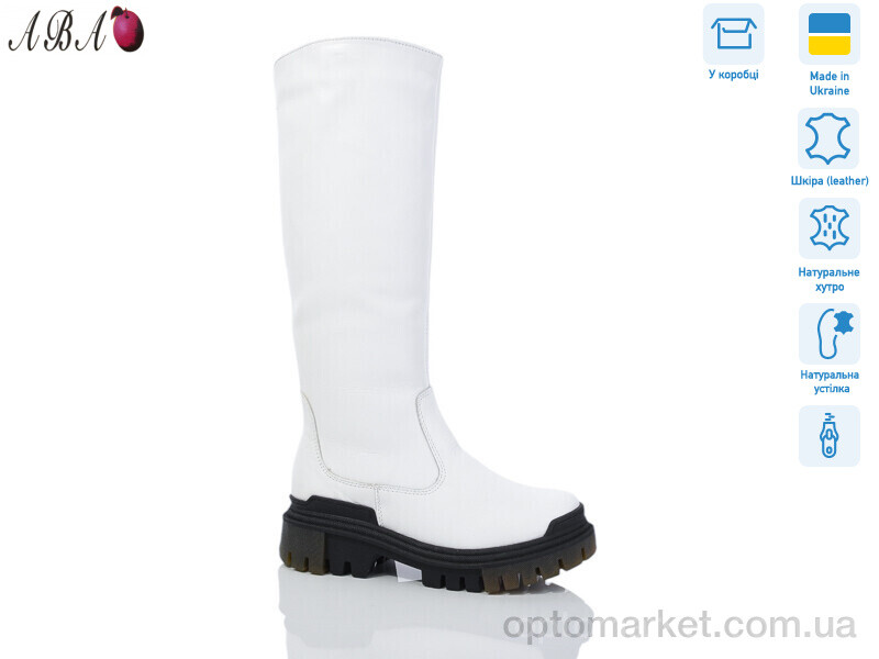 Купить Чоботи жіночі 703 white DJUS SHOES білий, фото 1