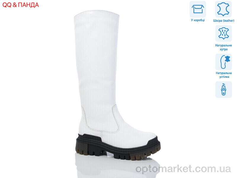 Купить Чоботи жіночі 703 white DJUS SHOES білий, фото 1