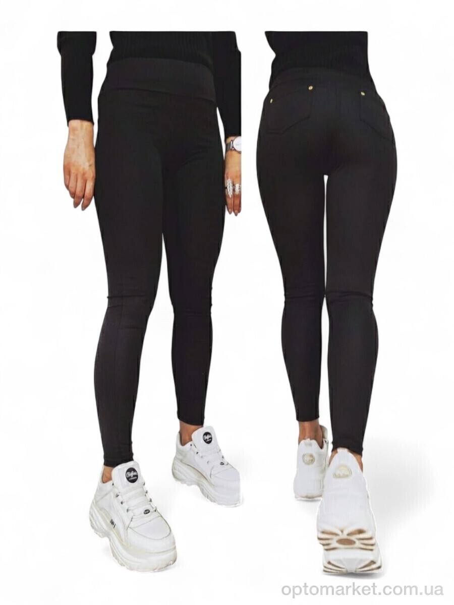 Купить Лосини жіночі 7031 чорний Sport style чорний, фото 1