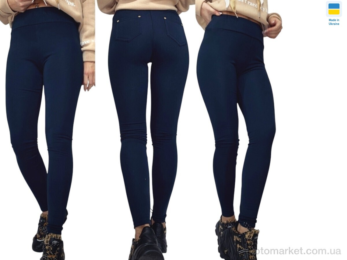 Купить Лосини жіночі 7031 т.синій Sport style синій, фото 1