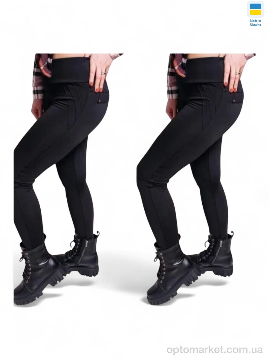 Купить Лосини жіночі 704 чорний Sport style чорний, фото 1
