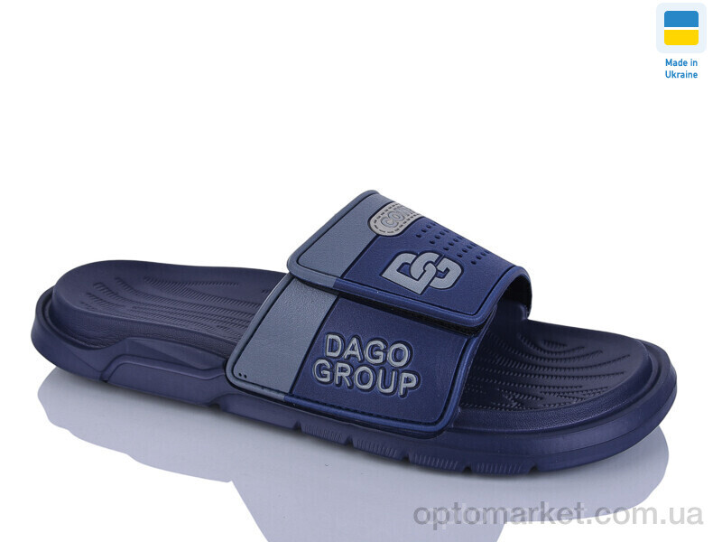 Купить Шльопанці чоловічі 704 синій Dago синій, фото 1