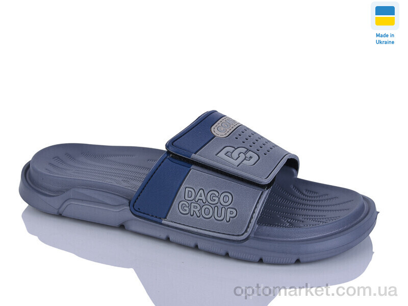 Купить Шльопанці чоловічі 704 сірий Dago сірий, фото 1