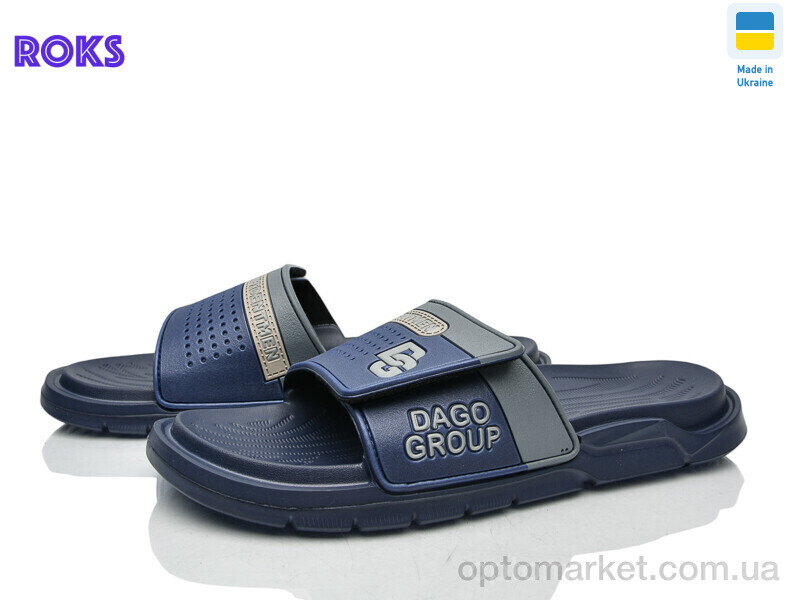Купить Шльопанці чоловічі 704 т.синій Dago синій, фото 1