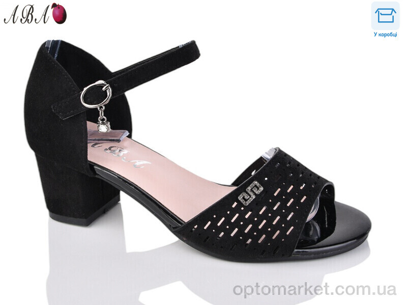 Купить Босоніжки жіночі 705-12 Aba чорний, фото 1