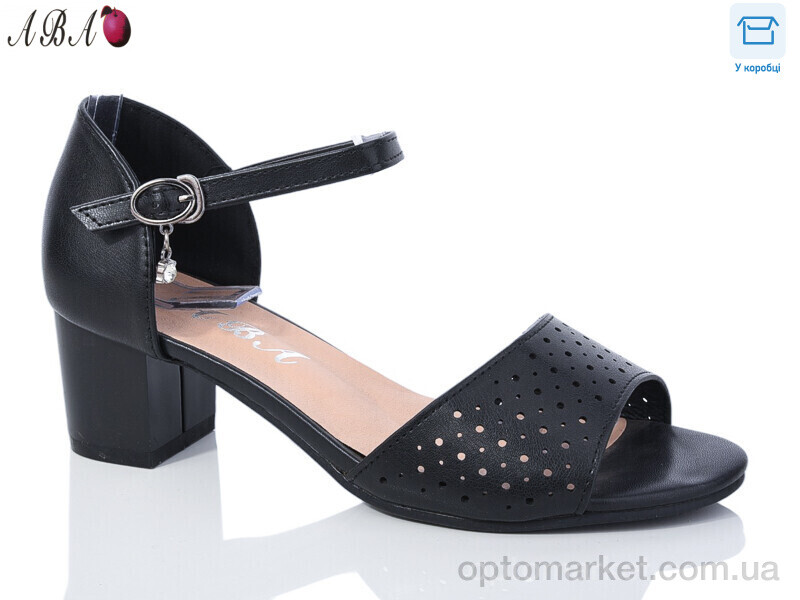 Купить Босоніжки жіночі 705-20-3 Aba чорний, фото 1