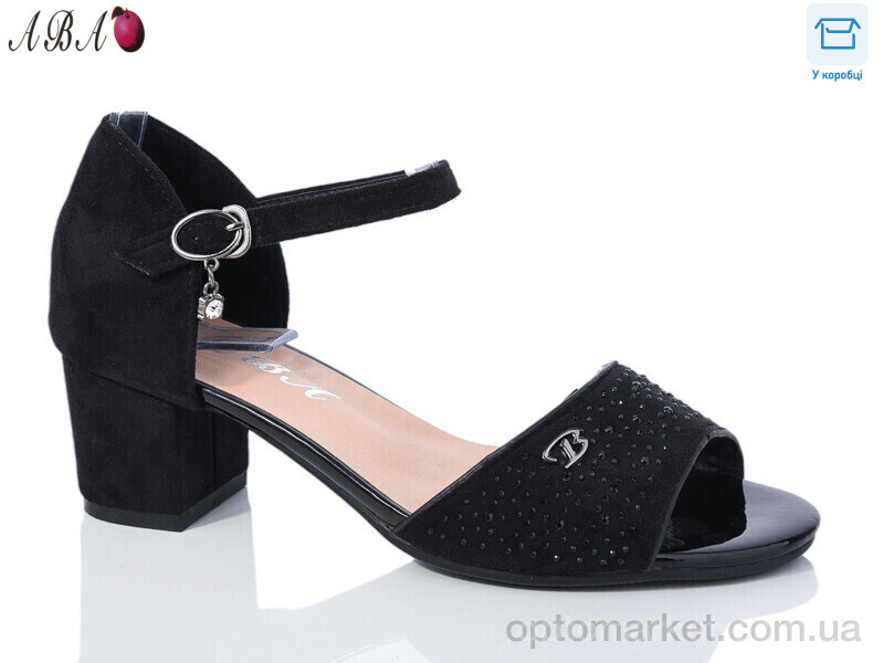 Купить Босоніжки жіночі 705-21 Aba чорний, фото 1