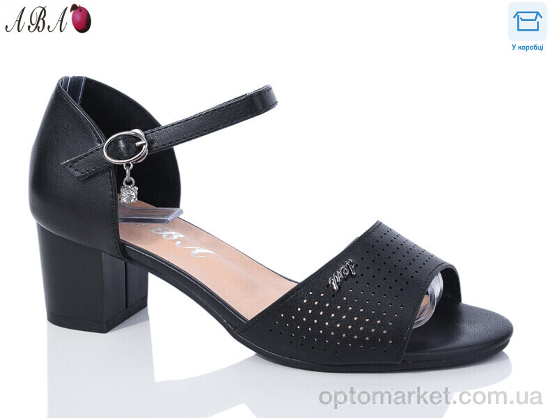 Купить Босоніжки жіночі 705-22-3 Aba чорний, фото 1