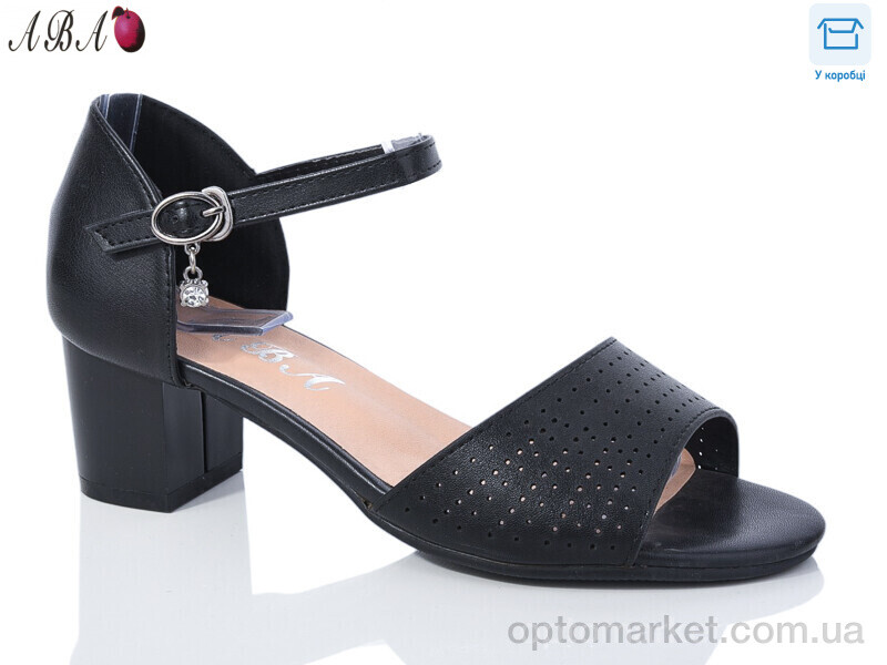 Купить Босоніжки жіночі 705-27-3 Aba чорний, фото 1