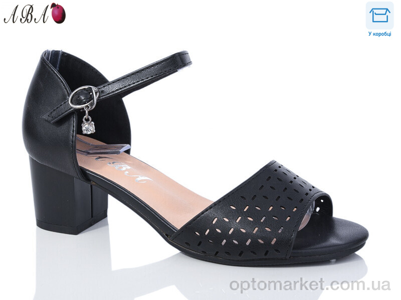 Купить Босоніжки жіночі 705-33-3 Aba чорний, фото 1