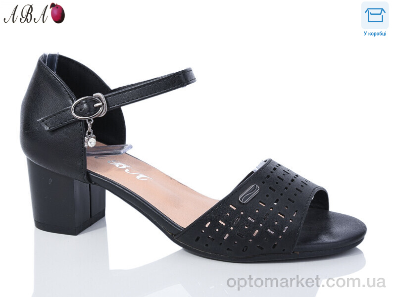 Купить Босоніжки жіночі 705-36-3 Aba чорний, фото 1