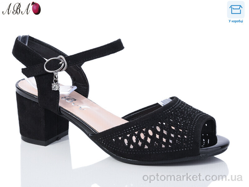 Купить Босоніжки жіночі 705-5 Aba чорний, фото 1