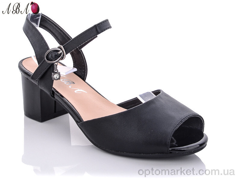 Купить Босоніжки жіночі 705-8-2 шкіра Aba чорний, фото 1