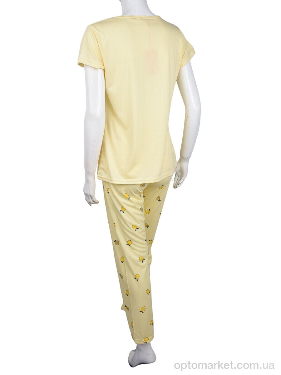 Купить Пижама жіночі 7051 (04072) yellow Cagri жовтий, фото 2