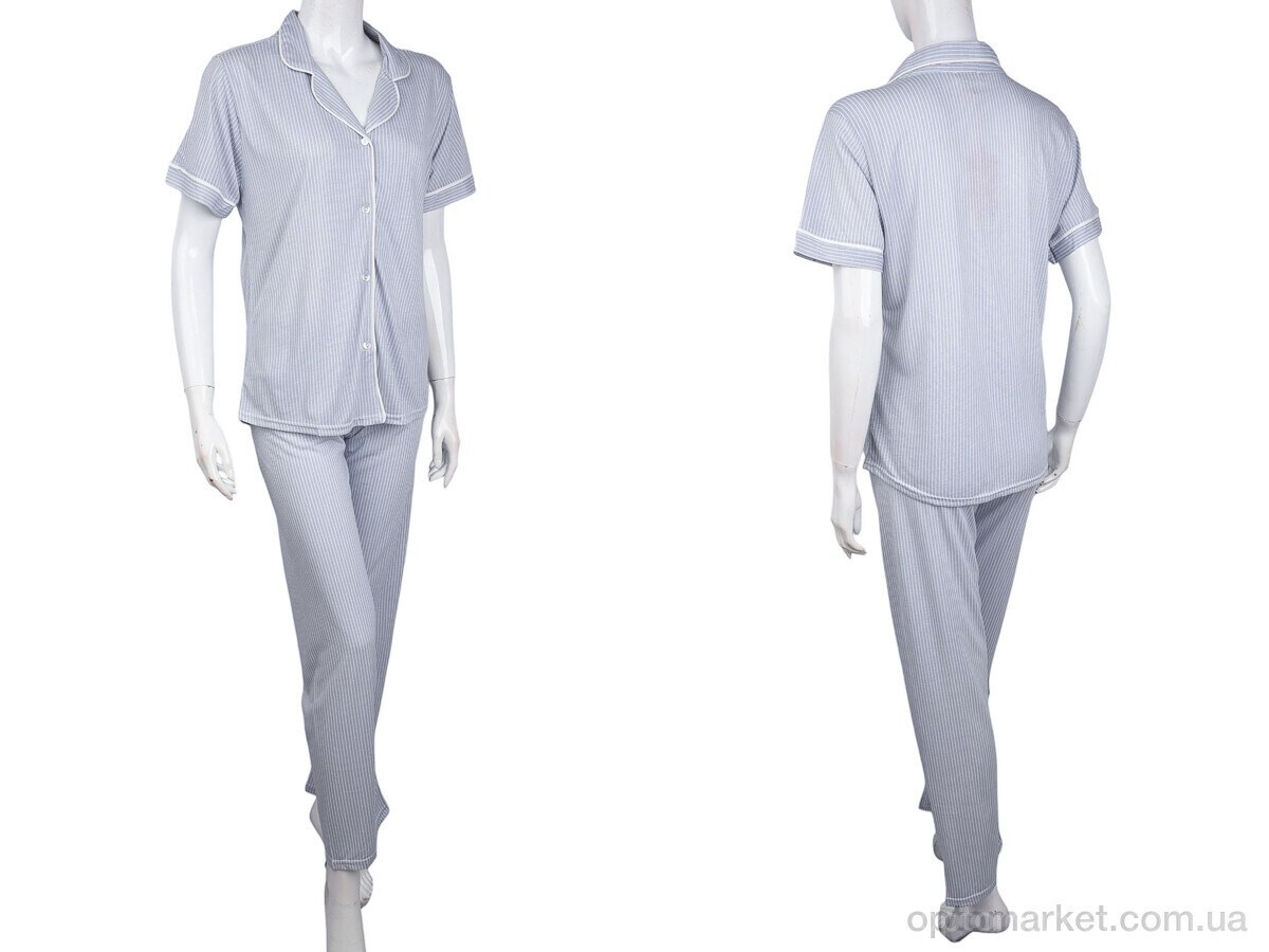 Купить Пижама жіночі 7055 (04072) grey Cagri сірий, фото 3