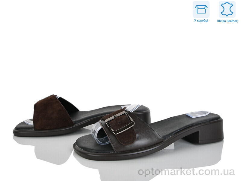 Купить Шльопанці жіночі 706 корич.з.к. G-Aira коричневий, фото 1