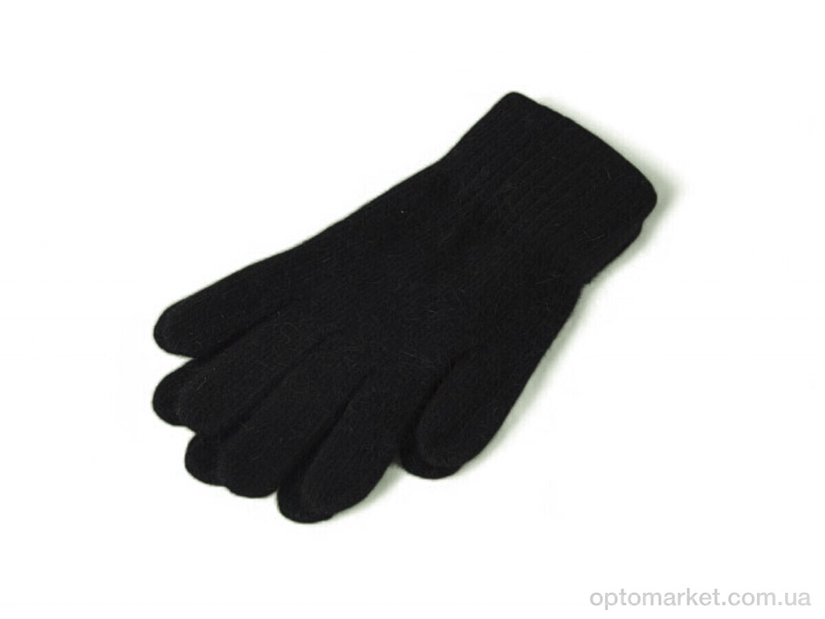 Купить Рукавички жіночі 7063 black (хутро) mix Henu чорний, фото 1
