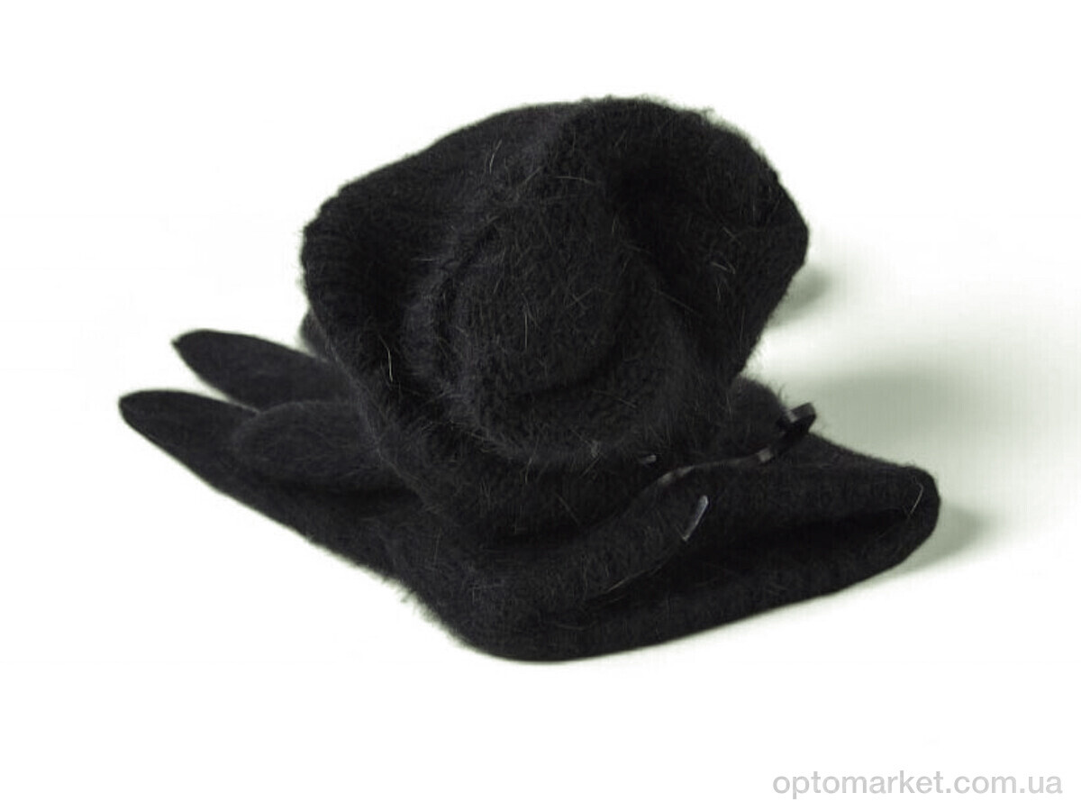 Купить Рукавички жіночі 7063 black (хутро) mix Henu чорний, фото 2