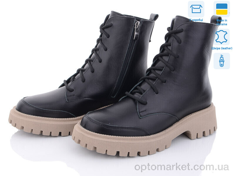 Купить Черевики жіночі 7068-4K A.N.I.One чорний, фото 1