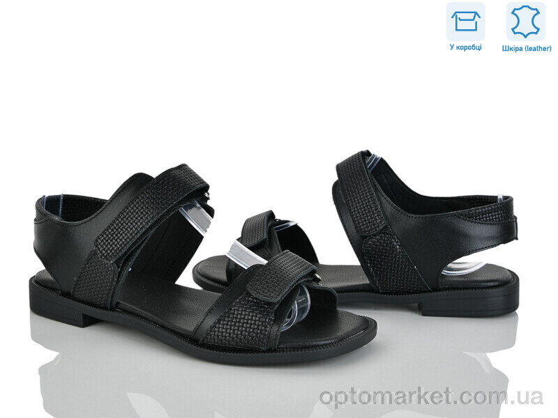 Купить Босоніжки жіночі 707 чорний к. G-Aira чорний, фото 1