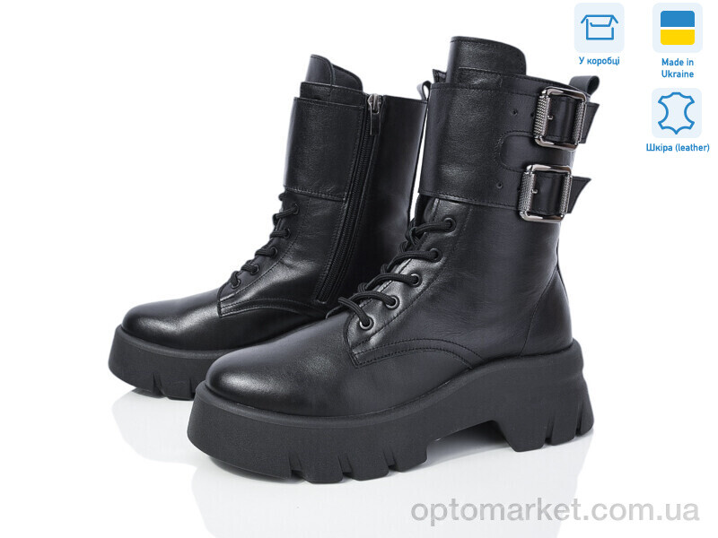 Купить Черевики жіночі 7078  чорний к. IT Style чорний, фото 1