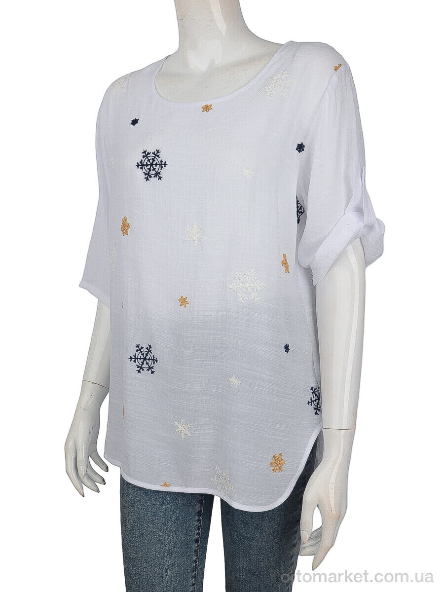 Купить Блуза жіночі 709 (08506) white J.J.F. білий, фото 1