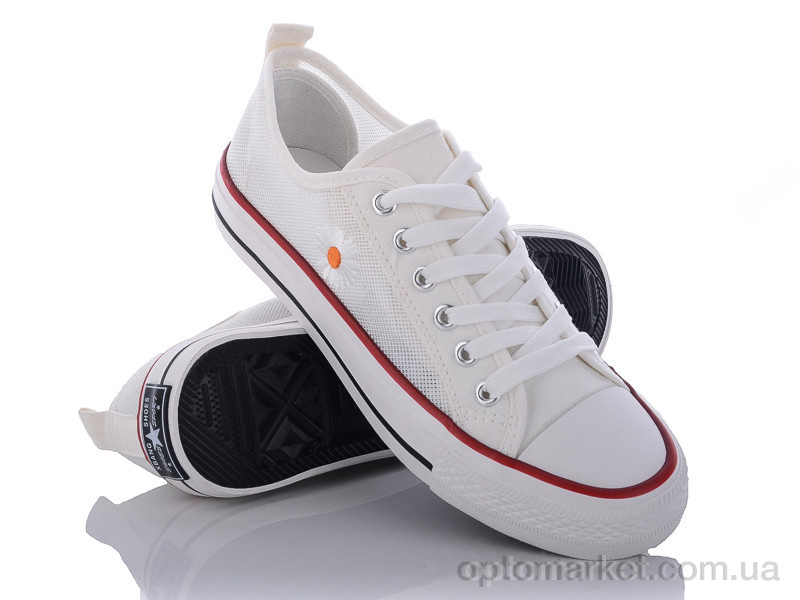 Купить Кеди жіночі 709 white Class Shoes білий, фото 1