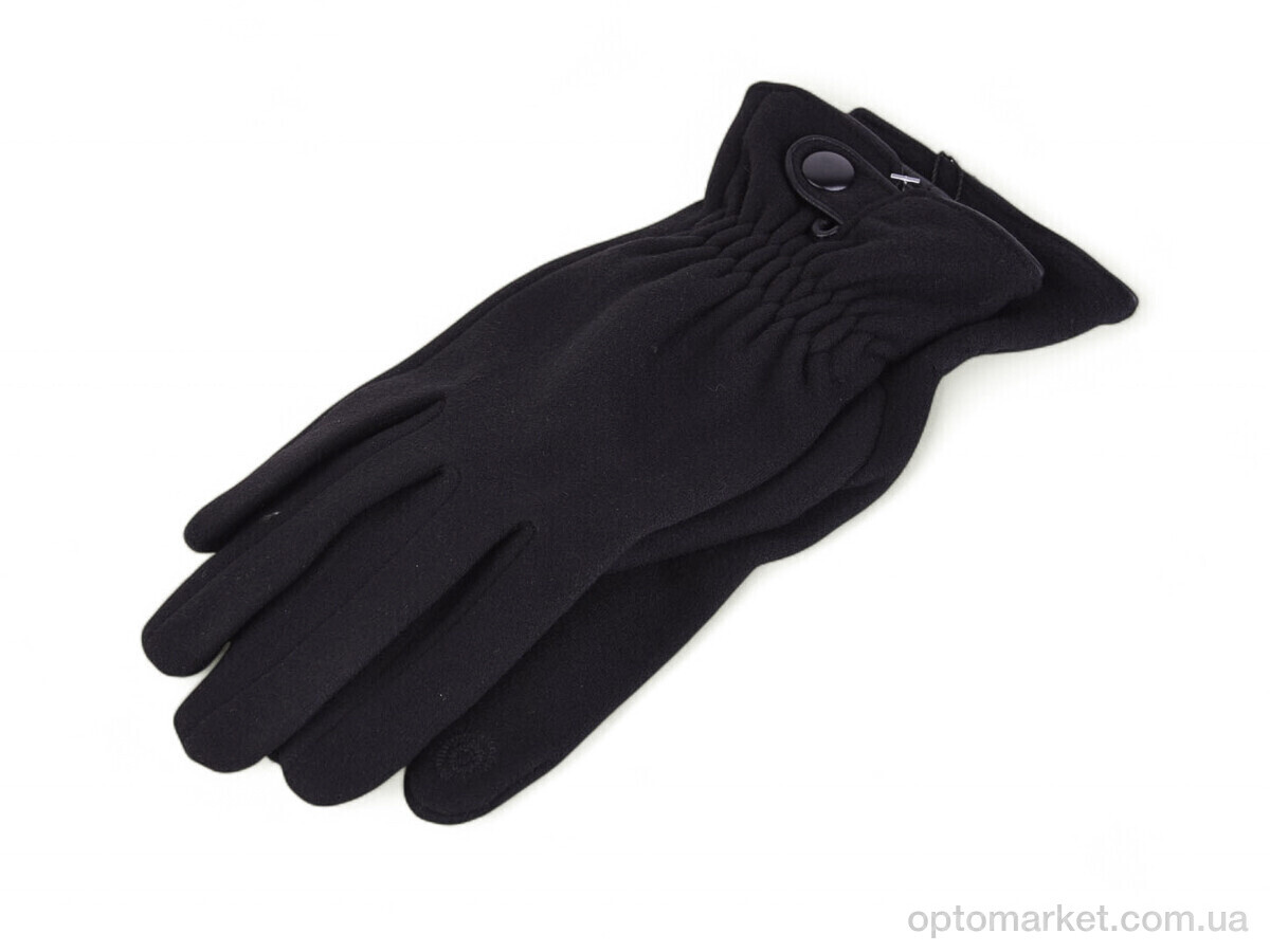 Купить Рукавички чоловічі 71-2 пальто black Paidi чорний, фото 1