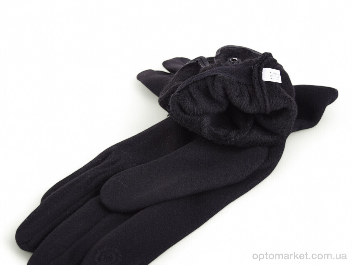 Купить Рукавички чоловічі 71-2 пальто black Paidi чорний, фото 2