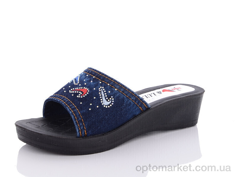 Купить Шльопанці жіночі 71 синій Sali синій, фото 1