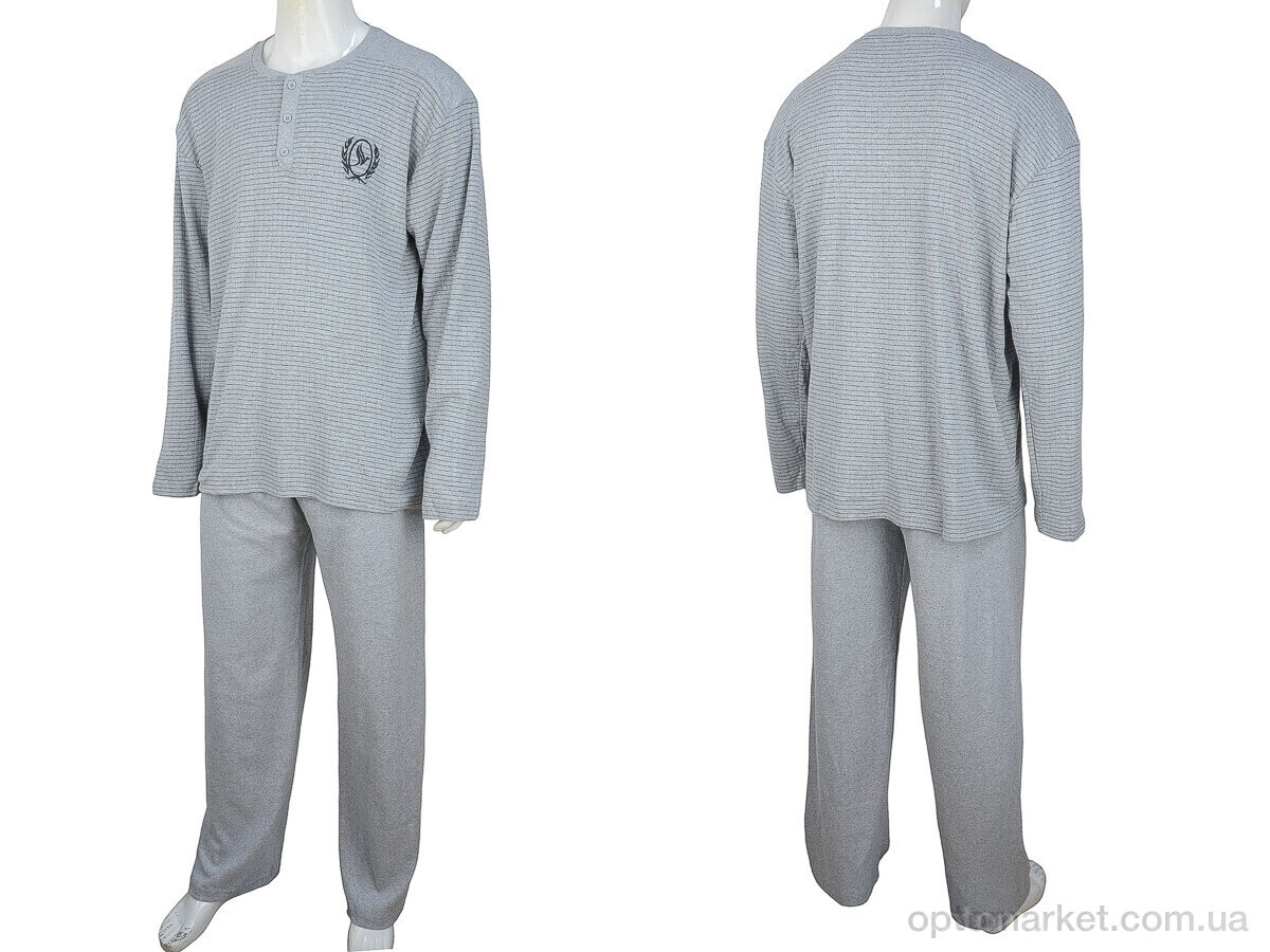 Купить Пижама чоловічі 7104 grey Falkom сірий, фото 3