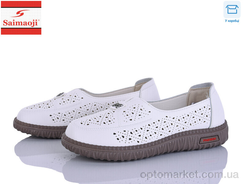 Купить Туфлі жіночі 71107-7 Saimaoji білий, фото 1