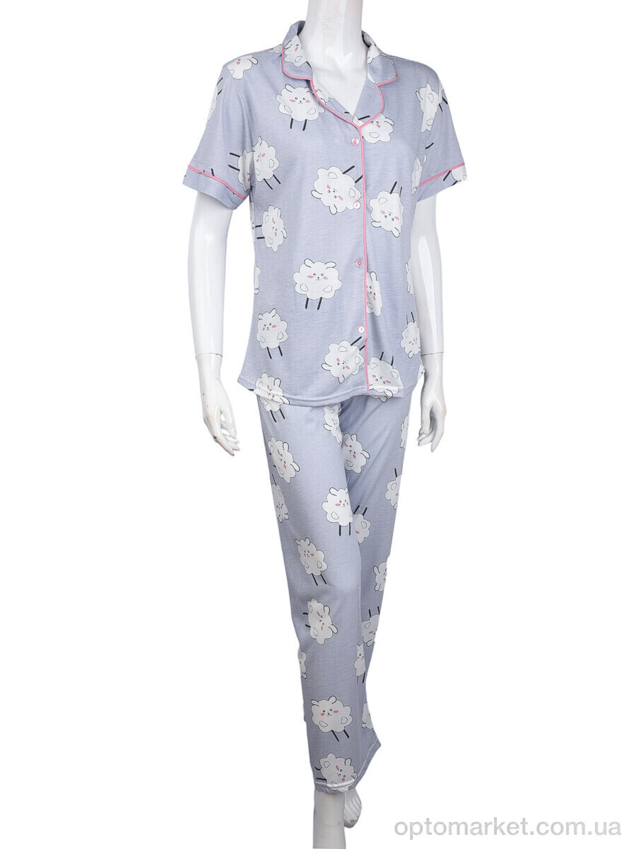 Купить Пижама жіночі 7116 (04072) grey Cagri сірий, фото 1