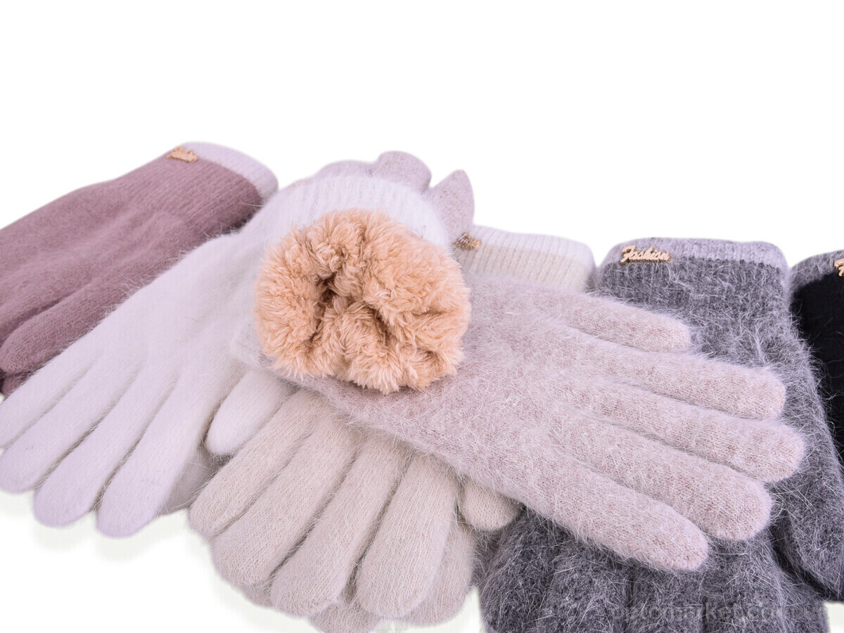 Купить Рукавички жіночі 7121 mix Henu мікс, фото 2