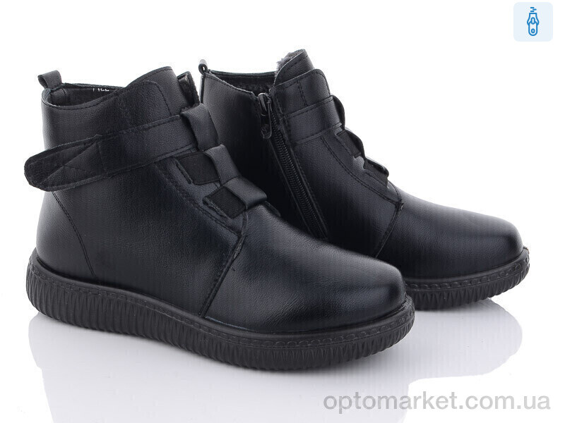 Купить Черевики жіночі 7122-1 Ok Shoes чорний, фото 1