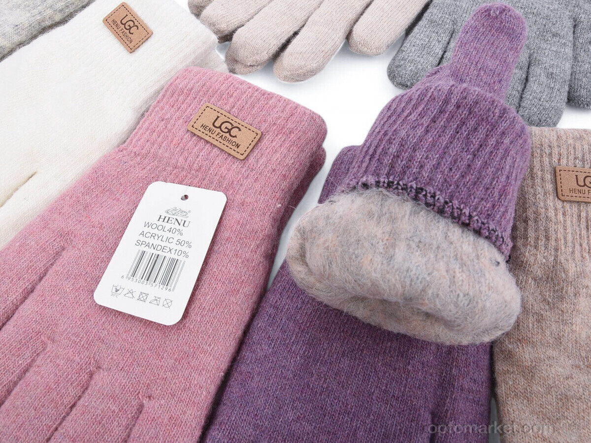 Купить Рукавички жіночі 7129 mix Henu мікс, фото 2