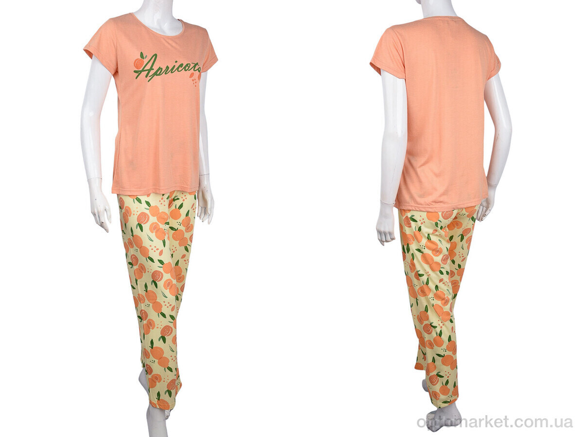 Купить Пижама жіночі 7137 (04072) orange Cagri помаранчевий, фото 3
