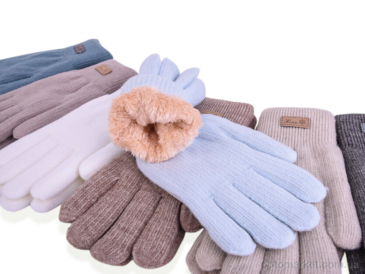 Купить Рукавички жіночі 7151 mix Henu мікс, фото 2