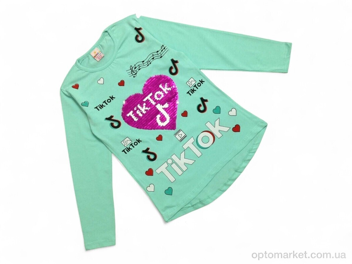 Купить Батник дитячі 7152 св.бірюзовий TikTok Gunes Kids блакитний, фото 1